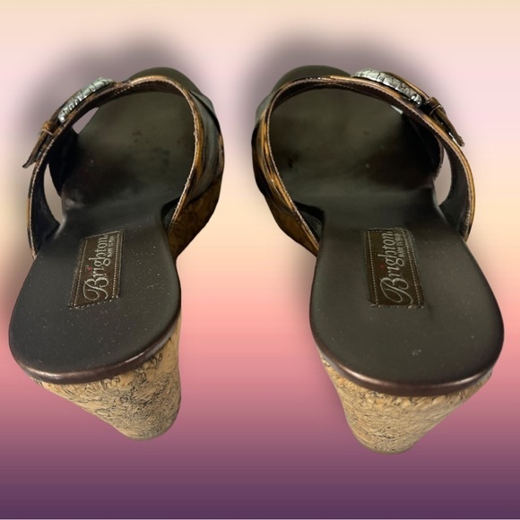 Brighton Leopard Print Wedge Sandals - Picture 5 of 16